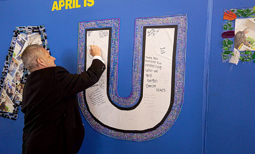 Autism Awareness Chairman Diaz