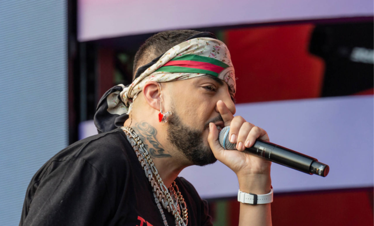 French Montana rapping