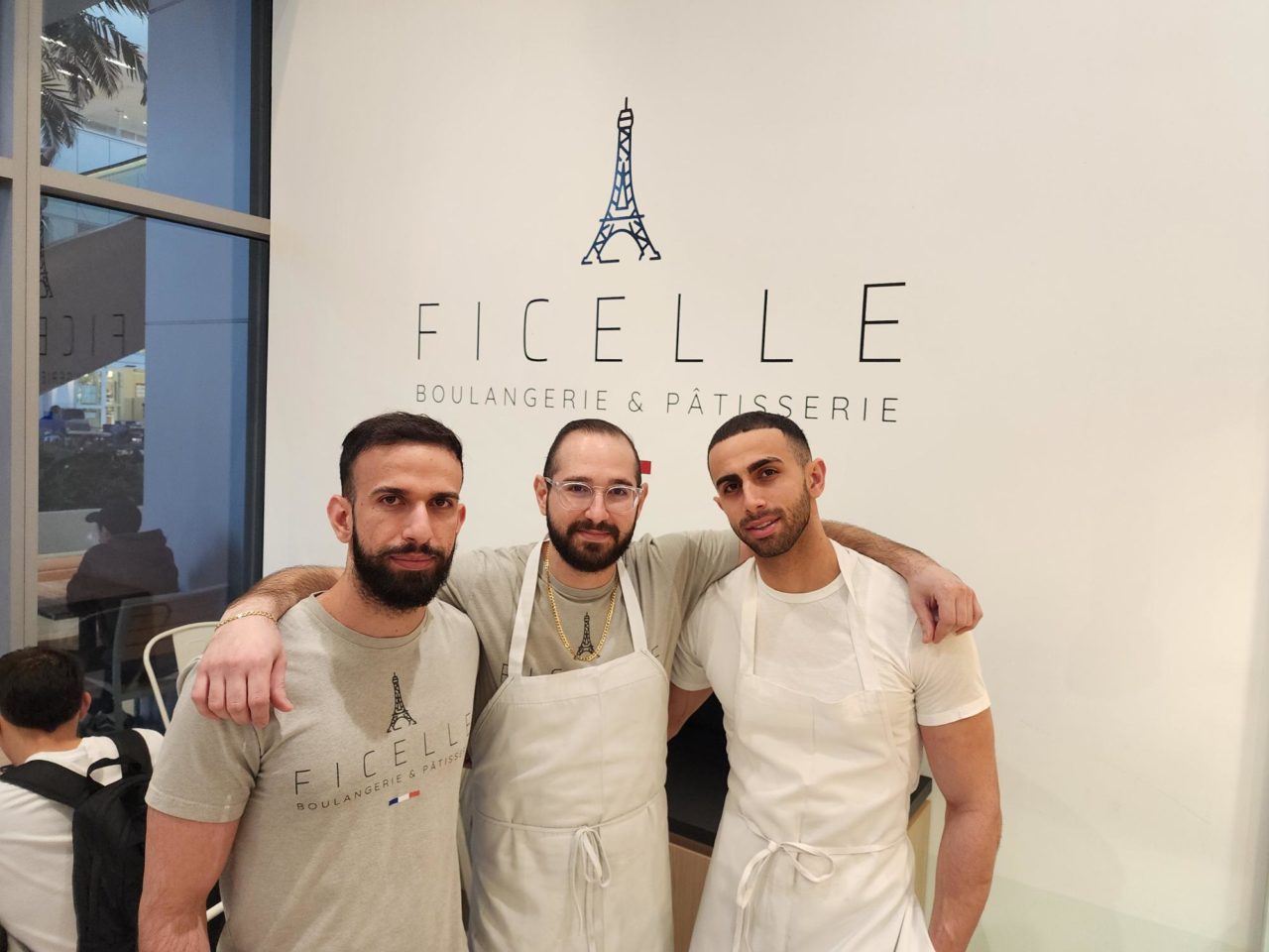 Anthony Rizk, Olivier y Dimitri de Ficelle Boulangerie & Patisserie