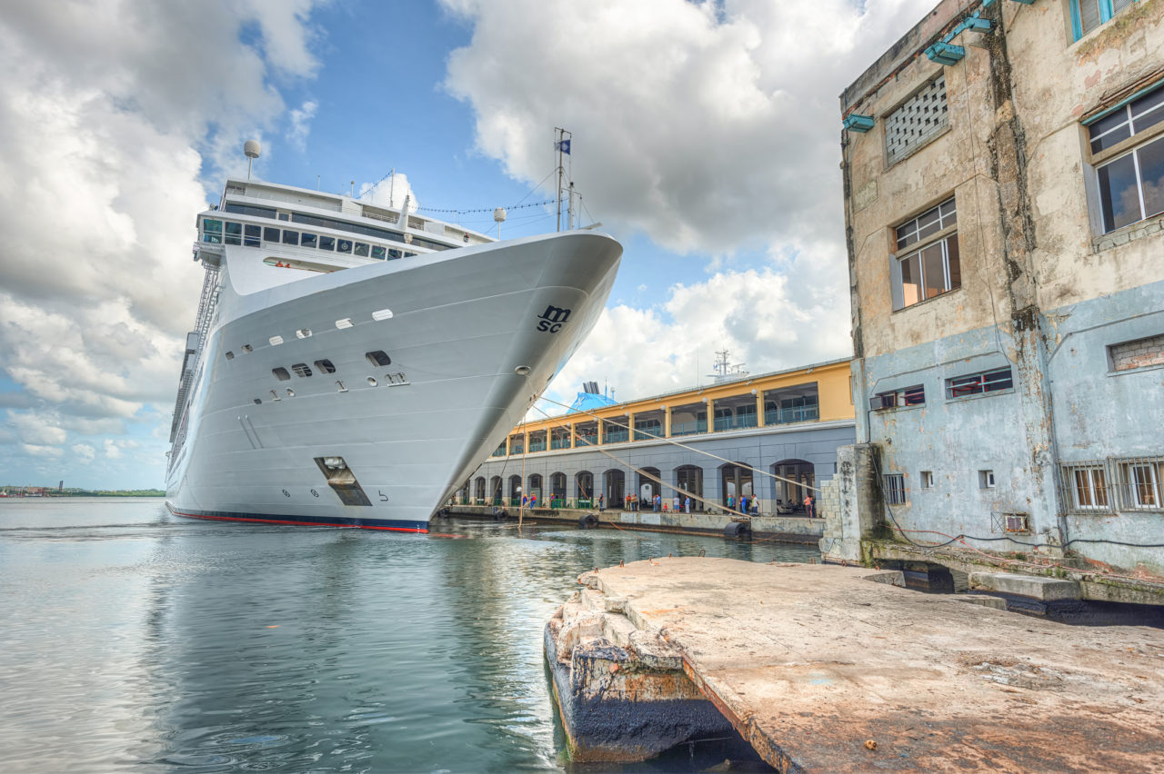 Cruise Ship at Cuba dock