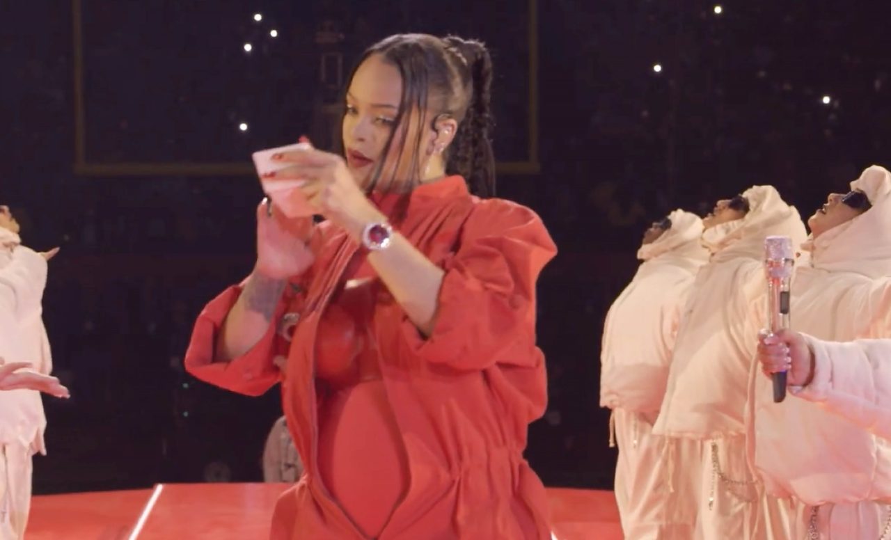 Rihanna at the Super Bowl