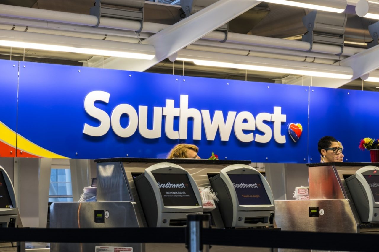 Mostrador de boletos de Southwest Airlines