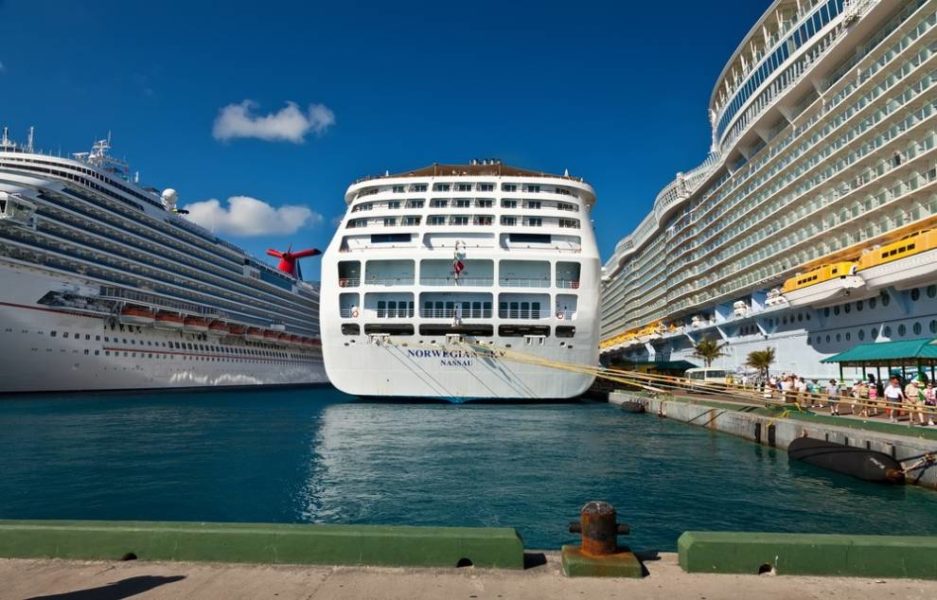 Atraque de cruceros en Quay.