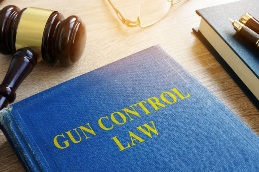 A book titled “Gun Control Law”
