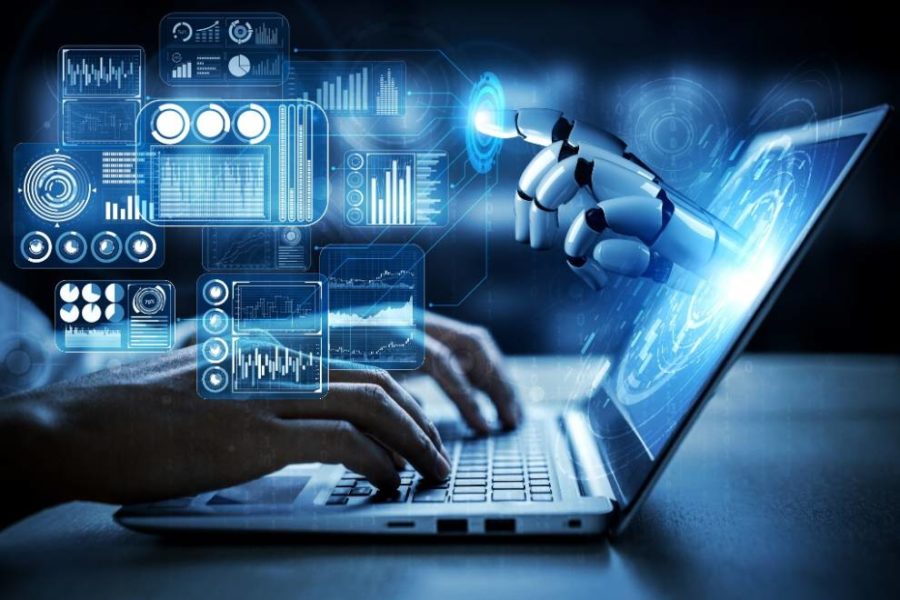 A person using AI tools