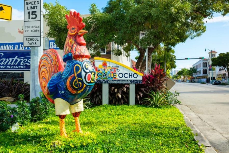 Bienvenido al cartel de Calle Ocho