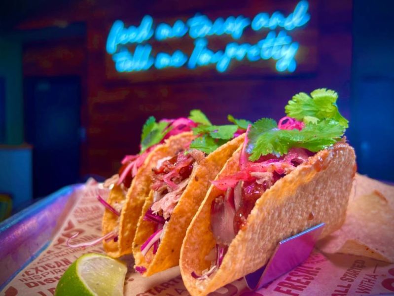 El nuevo taco de cerdo de Mexican Grill