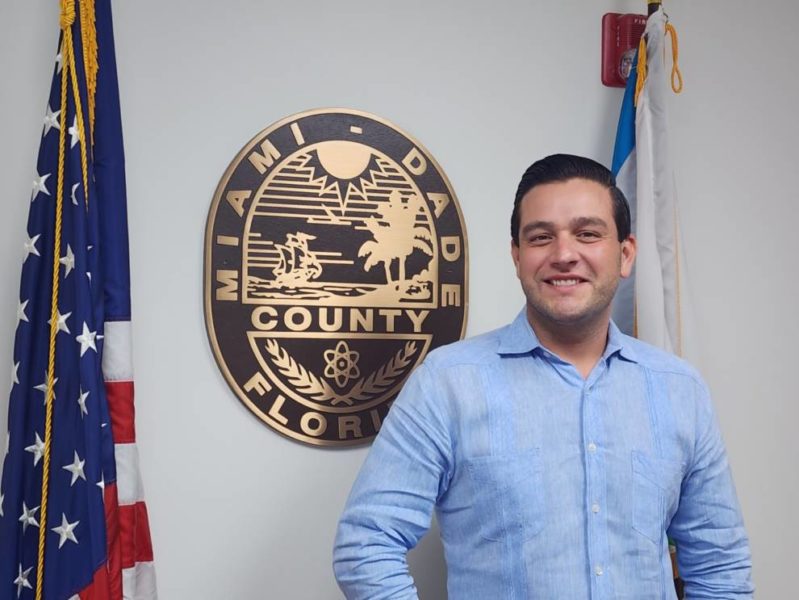 Miami-Dade Commissioner Kevin Marino Cabrera: A vision for progress and community 2 Kevin Marino Cabrera posing for a picture