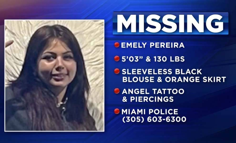 Falta post de alerta de Emily Pereira