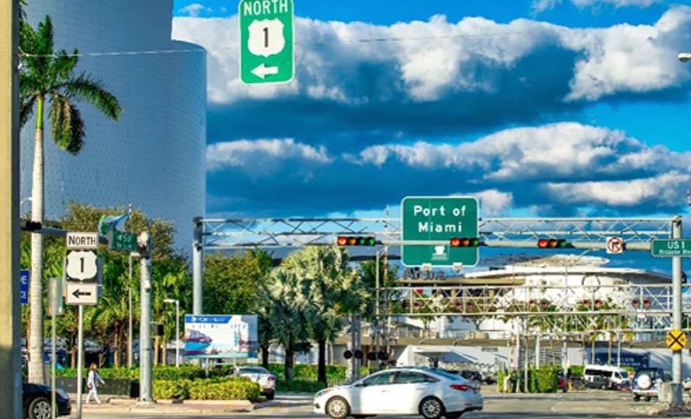 tráfico en una carretera