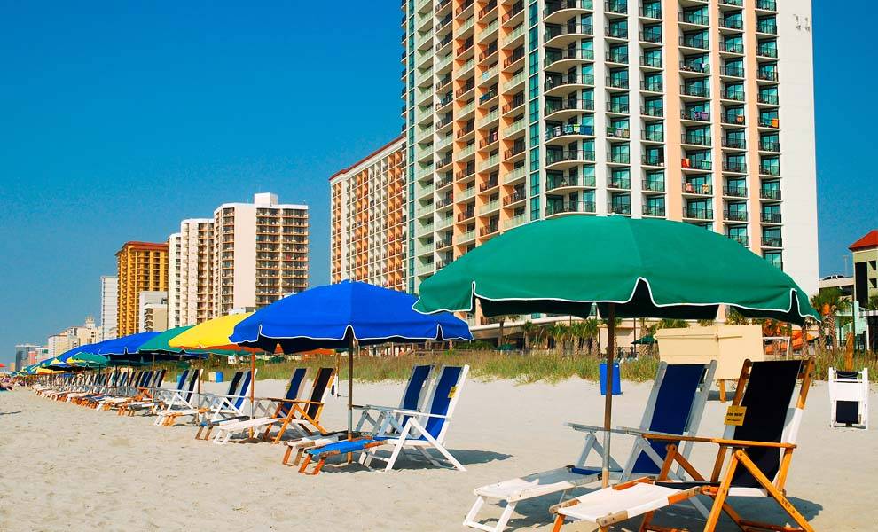Timeshare on the beach.