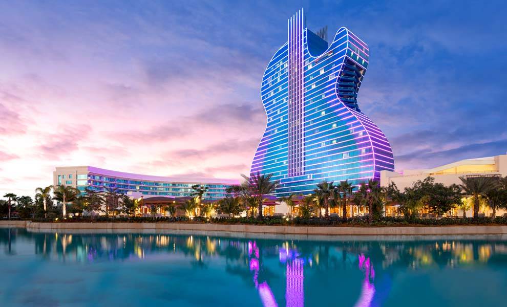 The Hard Rock Hollywood Guitar Hotel.
