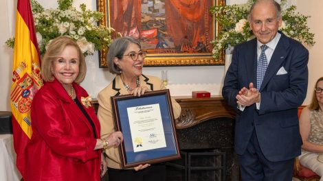 Ambassador Lacadena presented the Cross of Officer of the Order of Isabel la Católica and Mayor Levine-Cava recognized my cultural contributions to Miami Dade County