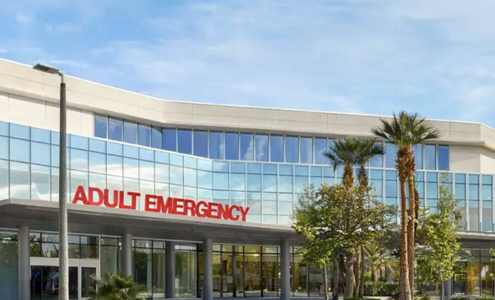 Jackson Memorial Hospital new emergency room entrance Miami-Dade County.