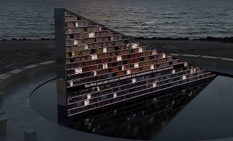 The Beach Library at Art Basel Miami.